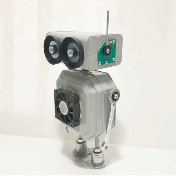 Found Objects Robot Sculpture - Picture 1 of 5